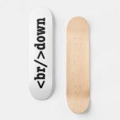 HTML-code uitsplitsing Skateboard (Voorkant)