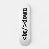 HTML-code uitsplitsing Skateboard (Voorkant)