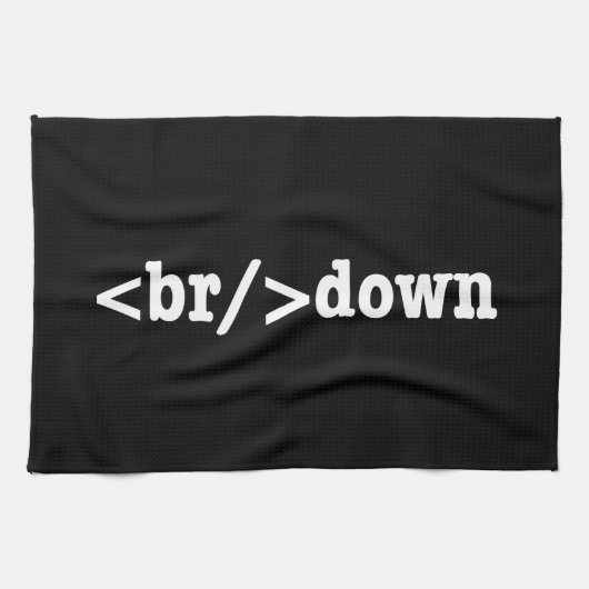 HTML-code uitsplitsing Theedoek (Horizontaal)