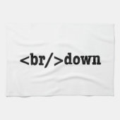 HTML-code uitsplitsing Theedoek (Horizontaal)