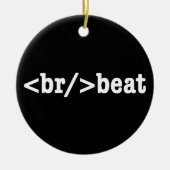 HTML-code voor breekversla Keramisch Ornament (Voorkant)