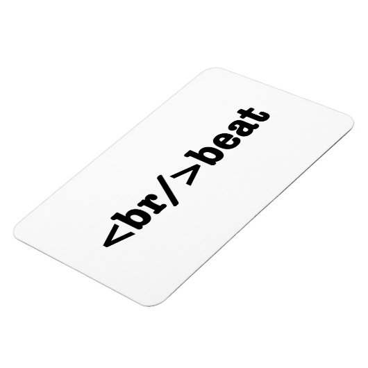 HTML-code voor breekversla Magneet (Linkerzijde)