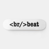 HTML-code voor breekversla Skateboard (Horizontaal)