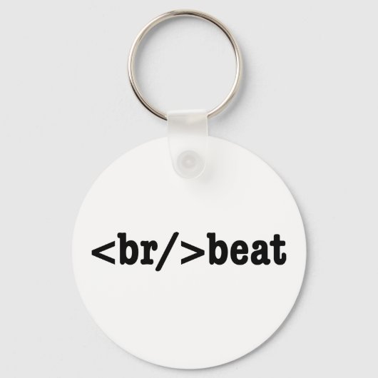HTML-code voor breekversla Sleutelhanger (Voorkant)