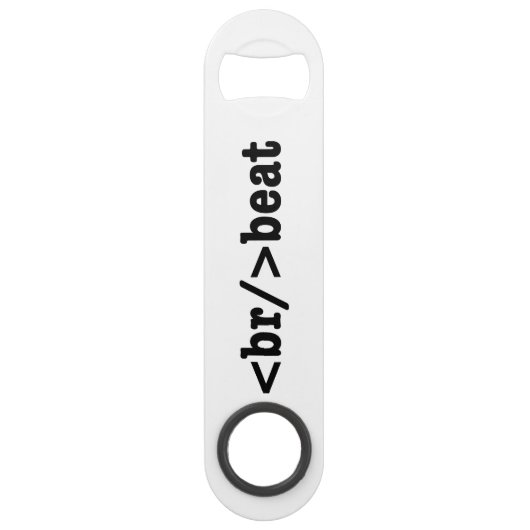 HTML-code voor breekversla Speed Flessenopener (Achterkant)