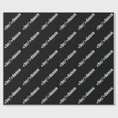 HTML-code voor breuken Cadeaupapier (Vlak)
