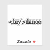 HTML-code voor breuken Sticker (Vel)