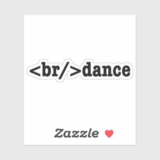 HTML-code voor breuken Sticker (Vel)