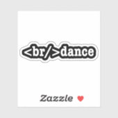 HTML-code voor breuken Sticker (Vel)