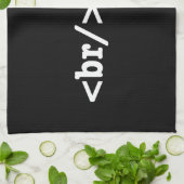 HTML-code voor breuken Theedoek (Gevouwen)