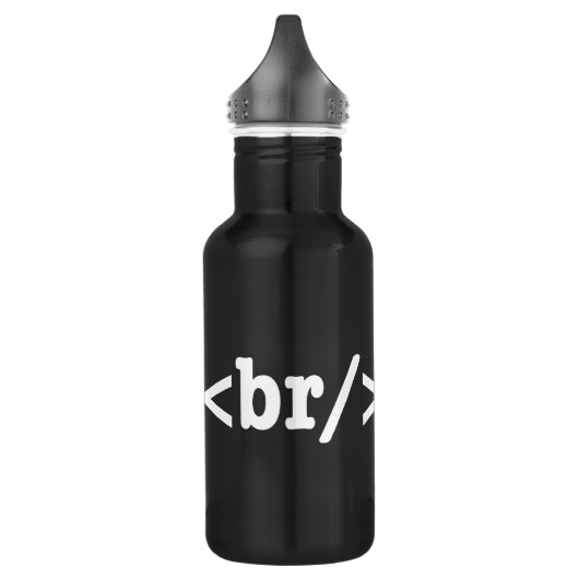 HTML-code voor breuken Waterfles (Links)