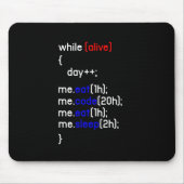 HTML-coderingscoderingsprogramma voor programmeren Muismat (Voorkant)