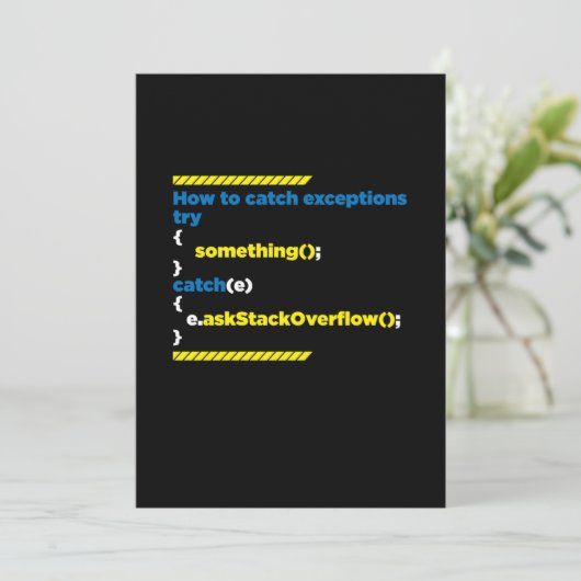 HTML-coderingsprogrammeur Programmer PC IT Gif Kaart (Staand voorkant)