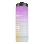 HTML CSS kleurig aanmeldscherm Thermosbeker (Voorkant)