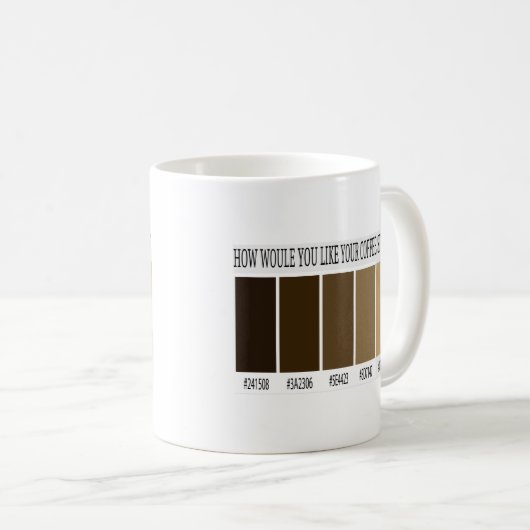HTML CSS-stijl koffie Mok (Voorkant rechts)