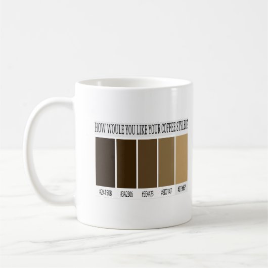 HTML CSS-stijl koffie Mok (Links)
