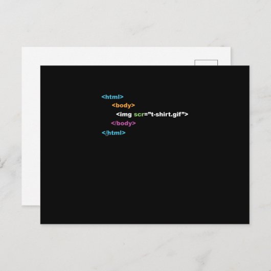 HTML drôle de code de programme informatique (Devant / Derrière)