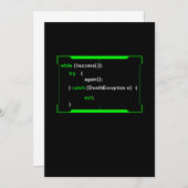 HTML Java Coder Programmer Developer Gift Kaart (Voorkant / Achterkant)