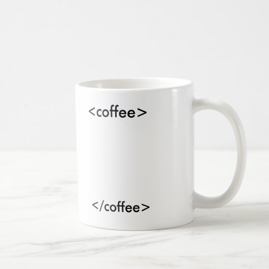 html koffie koffiemok (Rechts)