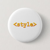 HTML Style label webontwerper ontwikkelaar Ronde Button 5,7 Cm (Voorkant)