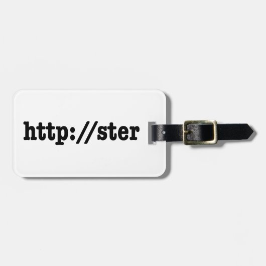 http://ster / html-code bagagelabel (Voorkant horizontaal)