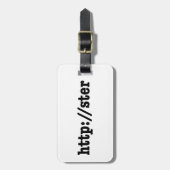 http://ster / html-code bagagelabel (Voorkant verticaal)