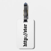 http://ster / html-code bagagelabel (Achterkant verticaal)