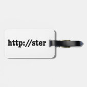 http://ster / html-code bagagelabel (Achterkant horizontaal)