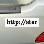 http://ster / html code bumpersticker (Op auto)