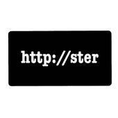 http://ster / html-code etiket (Voorkant)
