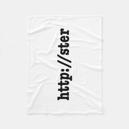 http://ster / html-code fleece deken (Voorkant)