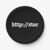 http://ster / html-code papieren bordje (Voorkant)