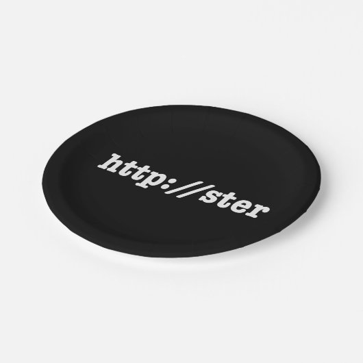 http://ster / html-code papieren bordje (Gekanteld)