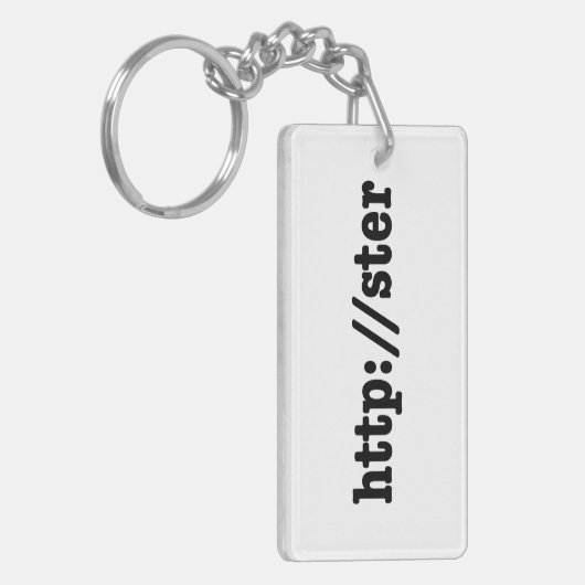 http://ster / html-code sleutelhanger (Voorkant Links)