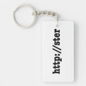 http://ster / html-code sleutelhanger (Voorkant)