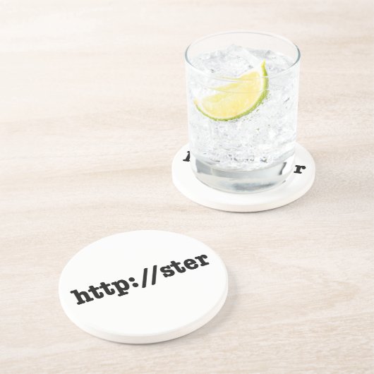 http://ster / html-code zandsteen onderzetter (Zijkant)