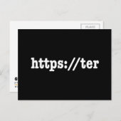 https://ter / html-code briefkaart (Voorkant / Achterkant)