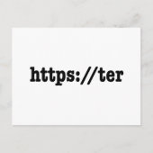 https://ter / html-code briefkaart (Voorkant)