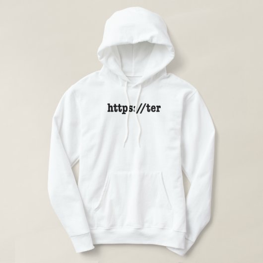 https://ter / html-code hoodie (Design voorkant)