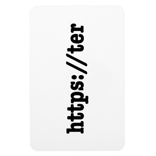 https://ter / html-code magneet (Verticaal)