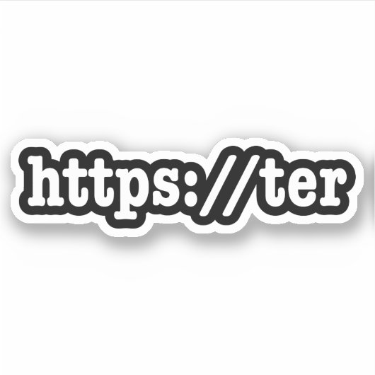 https://ter / html-code sticker (Voorkant)