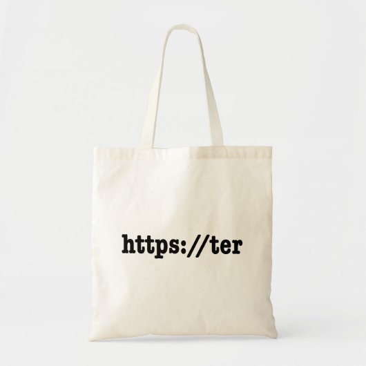 https://ter / html-code tote bag (Voorkant)