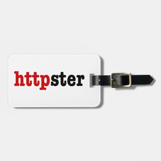 httpster bagagelabel (Voorkant horizontaal)