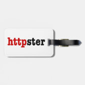 httpster bagagelabel (Achterkant horizontaal)