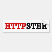 HTTPSTER BUMPERSTICKER (Voorkant)