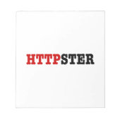 HTTPSTER NOTITIEBLOK (Voorkant)