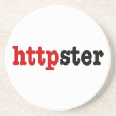 httpster zandsteen onderzetter (Voorkant)