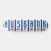 HU$BANK OFFICAL 7 3/4" Skateboard Deck (Horz)
