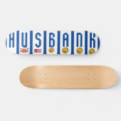 HU$BANK OFFICAL 7 3/4" Skateboard Deck (Horz)