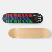 HU$BANK OFFICIAL JMT 7 3/4-inch skateboard deck (Horizontaal)